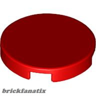 Lego FLAT TILE 2X2, ROUND, Bright red