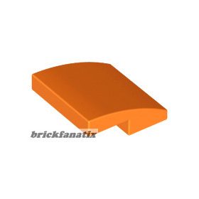 Lego PLATE W. BOW 2X2X2/3, Orange