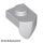 Lego Plate, Modified 1 x 1 with Tooth Vertical, Light bluish gray