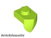 Lego Plate, Modified 1 x 1 with Tooth Vertical, Lime