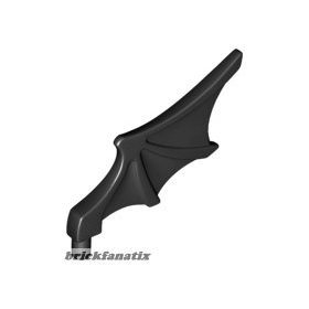 Lego Minifigure Wing Webbed, Black