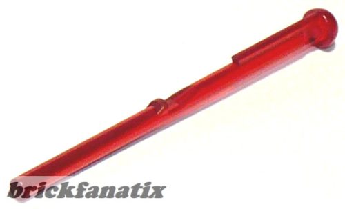 Lego Projectile Arrow, Bar 8L with Round End (Spring Shooter Dart), Transparent red