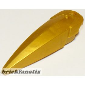 Lego Hero Factory Weapon, Claw Wide Curved, Pearl gold