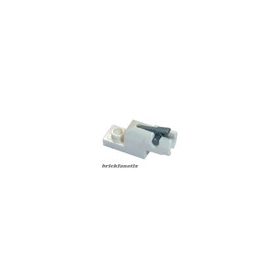   Lego Projectile Launcher, 1 x 2 Mini Blaster / Shooter with Dark Bluish Gray Trigger (15403 / 15392), White