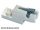 Lego Projectile Launcher, 1 x 2 Mini Blaster / Shooter with Dark Bluish Gray Trigger (15403 / 15392), White