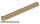 Lego Technic, Axle 5L with Stop, Dark tan