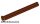 Lego Technic, Axle 5L with Stop, Reddish brown