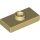 Lego PLATE 1X2 W. 1 KNOB, Tan