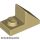 Lego ROOF TILE 1X2 45° W 1/3 PLATE, Tan