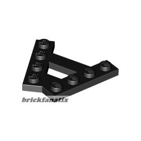 Lego PLATE (A) 4M 45°, Black