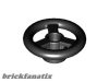 Lego Vehicle, Steering Wheel Small, 2 Studs Diameter, Black