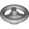 Lego Vehicle, Steering Wheel Small, 2 Studs Diameter, Light bluish gray