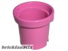 Lego Container, Bucket 2 x 2 x 2 without Handle Holes, Dark pink