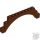 Lego Arch 1 x 12 x 3 Raised Arch with 5 Cross Supports, Reddish Brown