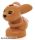 Lego Bunny / Rabbit, Friends, Baby, Sitting with Black Eyes and Nose Pattern (Chili / Mini / Minu), Medium Nougat