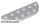 Lego Plate, Round Corner 2 x 6 Double, Light bluish gray