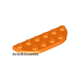 Lego 1/2 CIRCLE PLATE 2X6, Orange
