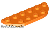 Lego 1/2 CIRCLE PLATE 2X6, Orange