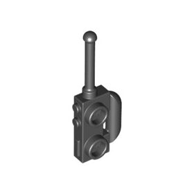 Lego Minifigure, Utensil Radio with Detailed Grille, Black