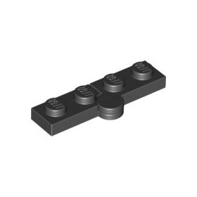 Lego Hinge Plate 1 x 4 Swivel (2429 / 2430), Black