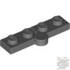 Lego Hinge Plate 1X2, Dark grey