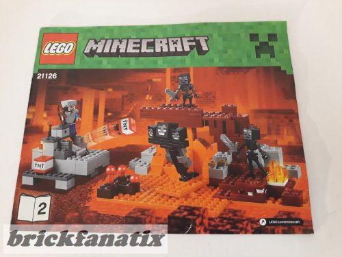 Lego 21126 Minecraft The Wither users manual