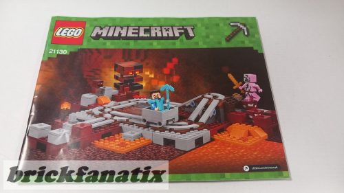 Lego 21130 Minecraft The Nether Railway users manual