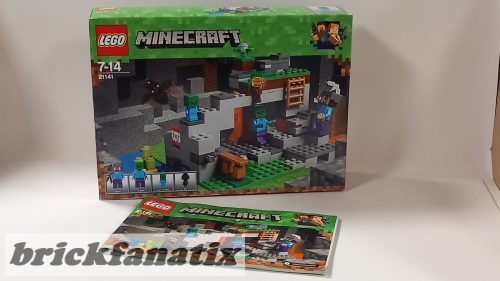 Lego 21141 Minecraft - The Zombie Cave manual + box