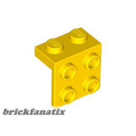 Lego Bracket 1 x 2 - 2 x 2, Yellow