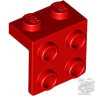 Lego ANGLE PLATE 1X2 / 2X2, Bright red