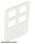 Lego Duplo Door / Window Pane 1 x 4 x 4 with Four Panes Different Sizes, White
