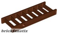 Lego Duplo Ladder 8 Rung, Reddish brown