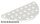 Lego Plate, Round Half 4 x 8, White
