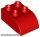 Lego Duplo, Brick 2 x 3 Slope Curved, red
