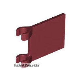 Lego Flag 2 x 2 Square, Dark red