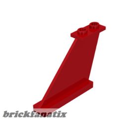 Lego Tail 4 x 1 x 3, Red
