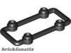 Lego Bar 1 x 6 x 3 with 4 Studs, Black