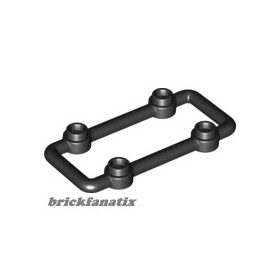 Lego Bar 1 x 6 x 3 with 4 Studs, Black