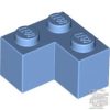 Lego Brick 2 x 2 Corner, Medium blue