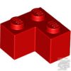 Lego Brick 2 x 2 Corner, Red