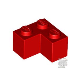 Lego Brick 2 x 2 Corner, Red
