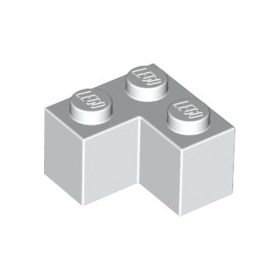 Lego Brick 2 x 2 Corner, White