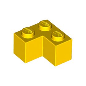Lego Brick 2 x 2 Corner, Yellow