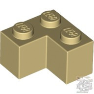 Lego Brick Corner 1X2X2, Tan