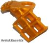 Lego Minifigure Armor Shoulder Pad Single with Scabbard for 2 Katanas, Perl gold