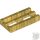 Lego Tile, Modified 1 x 2 Grille with Bottom Groove, Gold