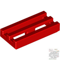 Lego RADIATOR GRILLE 1X2, Bright red