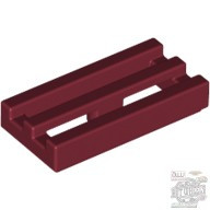 Lego RADIATOR GRILLE 1X2, Dark red