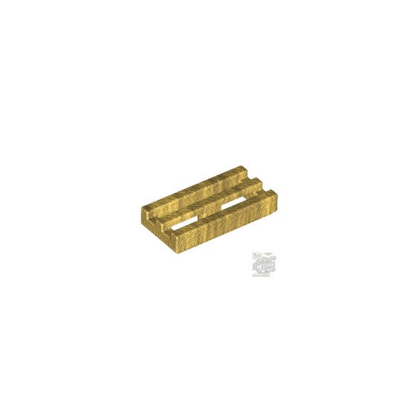 Lego RADIATOR GRILLE 1X2, Gold