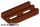 Lego RADIATOR GRILLE 1X2, Reddish brown